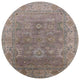 Ahgly Company Indoor Round Mid-Century Modern Area Rugs, 8' Round