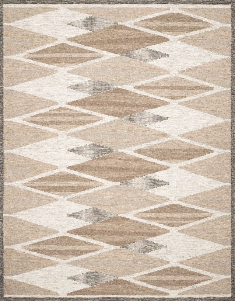 Evelina Rug Taupe/Bark 1'6"x1'6" Sample