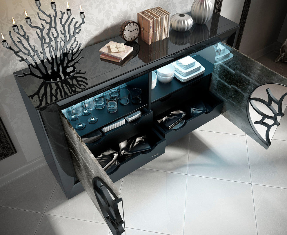 Saphire A07 Sideboard, Matt, With Drawers