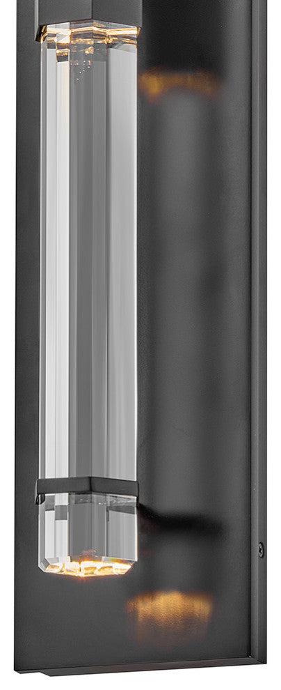 Hinkley Cecily Medium Wall Mount Lantern, Black