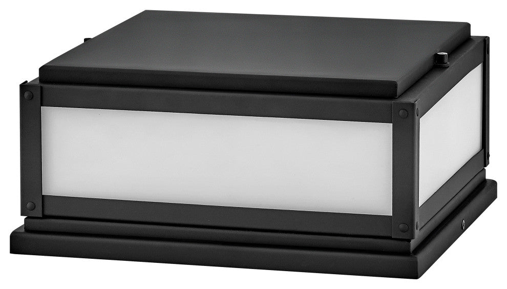Hinkley Max Small Pier Mount Lantern, Black