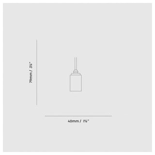 Voronoi II With Graphite Pendant