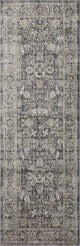 Jean Stoffer x Loloi Katherine Area Rug, Midnight  / Tobacco, 2'-7" X 10'-0"