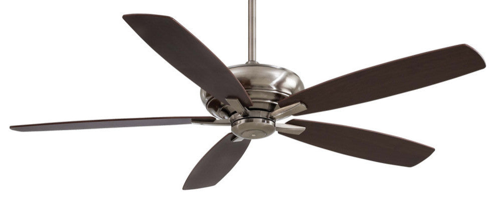 Minka Aire Kola XL Ceiling Fan, Pewter, 60"