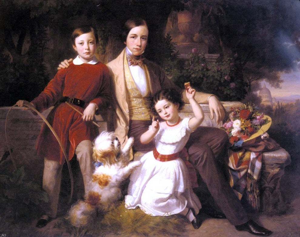Carl Von Blaas Group Portrait Wall Decal