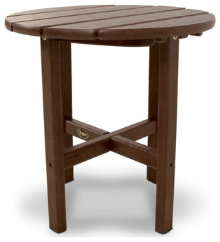 Cape Cod Round 18" Side Table, Vintage Lantern