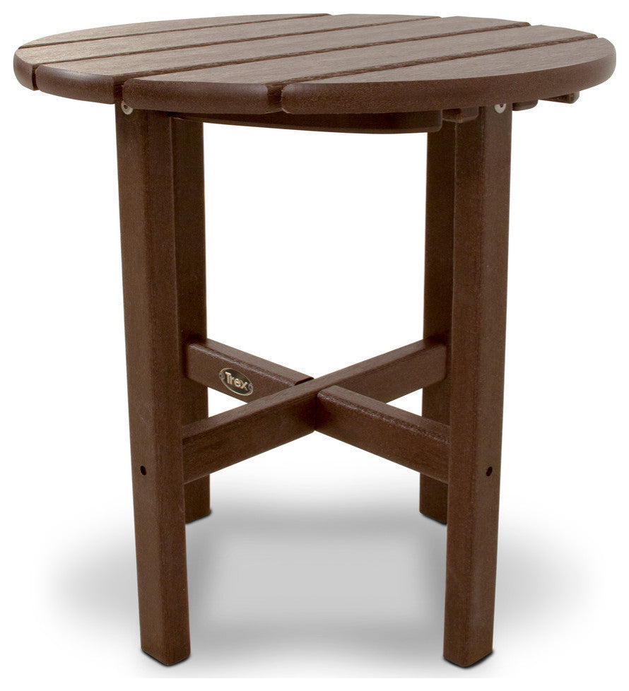 Cape Cod Round 18" Side Table, Vintage Lantern