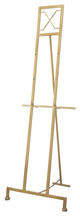 70 Inch Easel Stand, Gold Iron Frame, Free Standing, Large