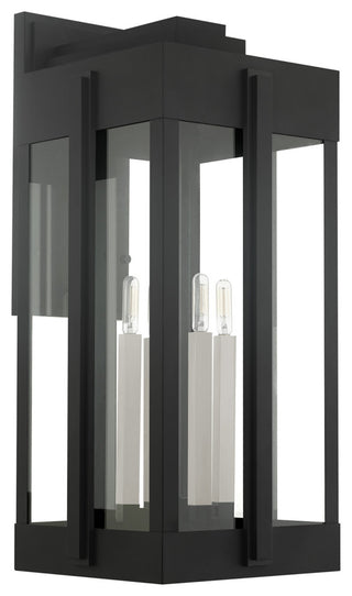 Black Art Deco, Sophisticated Outdoor Wall Lantern