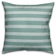 Blue Stripes Throw Pillow Cover, 16"x16"