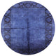 Ahgly Company Indoor Round Mid-Century Modern Area Rugs, 7' Round