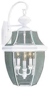 Monterey Outdoor Wall Lantern, White
