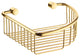Villa Corner Soap Basket Polished Brass