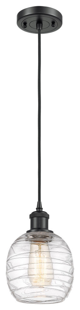 Innovations 516-1P-BK-G1013 1-Light Mini Pendant Matte Black