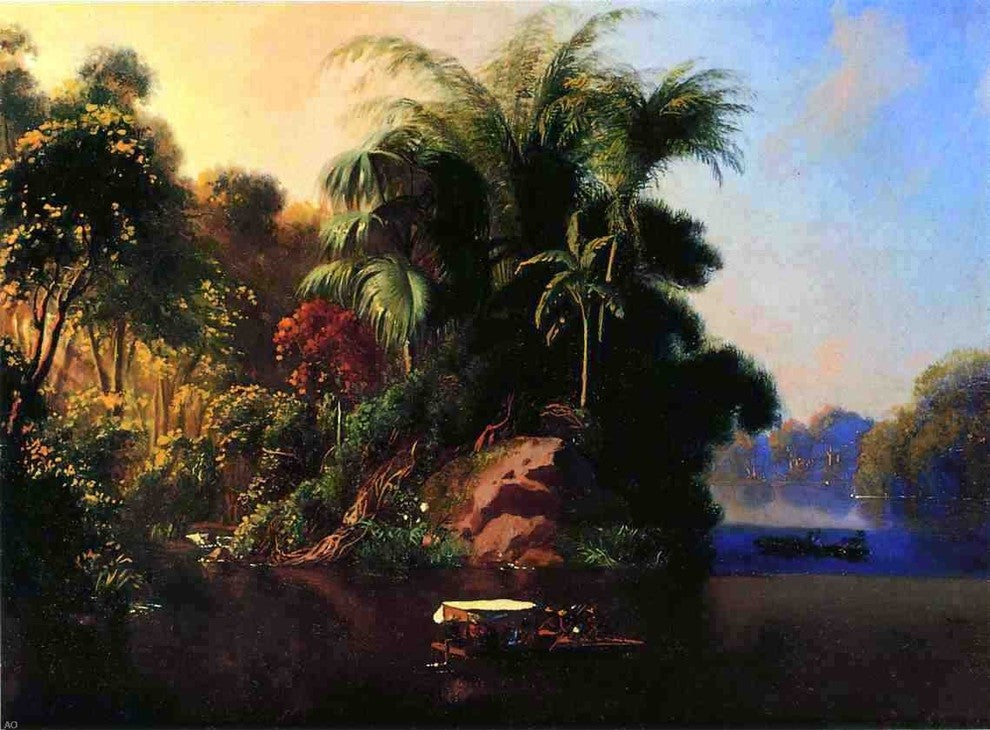 Charles Christian Nahl Boating on The Changres River Wall Decal