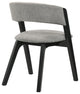 Cortina Rowan 5-Piece Black Dining Set