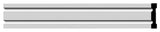 4 3/4"H x 1"P x 94 1/2"L Marseille Fluted Panel Moulding
