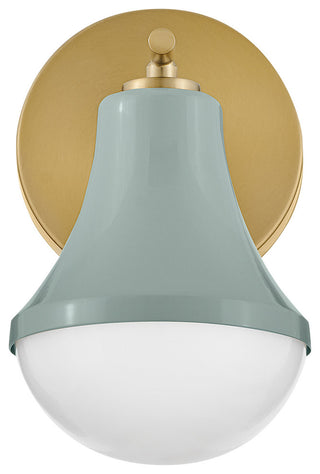 Lark 85510 Haddie 9" Tall Bathroom Sconce - Lacquered Brass