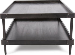 Traditional Avenue Coffee Table, Java Finish