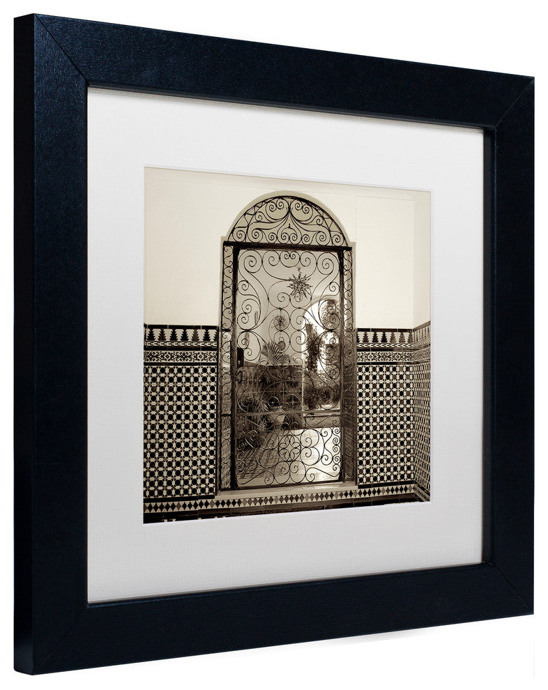 Alan Blaustein ''Cordoba I'' Art, Black Frame, White Mat, 11x11
