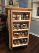 Meadow Primed Gray On the Wall Spice Rack 21"h x 11"w x 2.5"d
