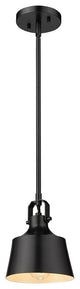 Innovations 370-1S-BK-M-LED Provin 1 Light 7" Mini Pendant, Matte Black