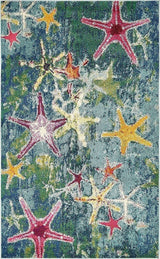 Unique Loom Navy Blue Seashore Positano 5'x8' Area Rug