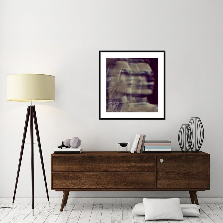 "A Quiet Darkness (shadows)" Framed Digital Print by Dalibor Davidovic, 36x38"