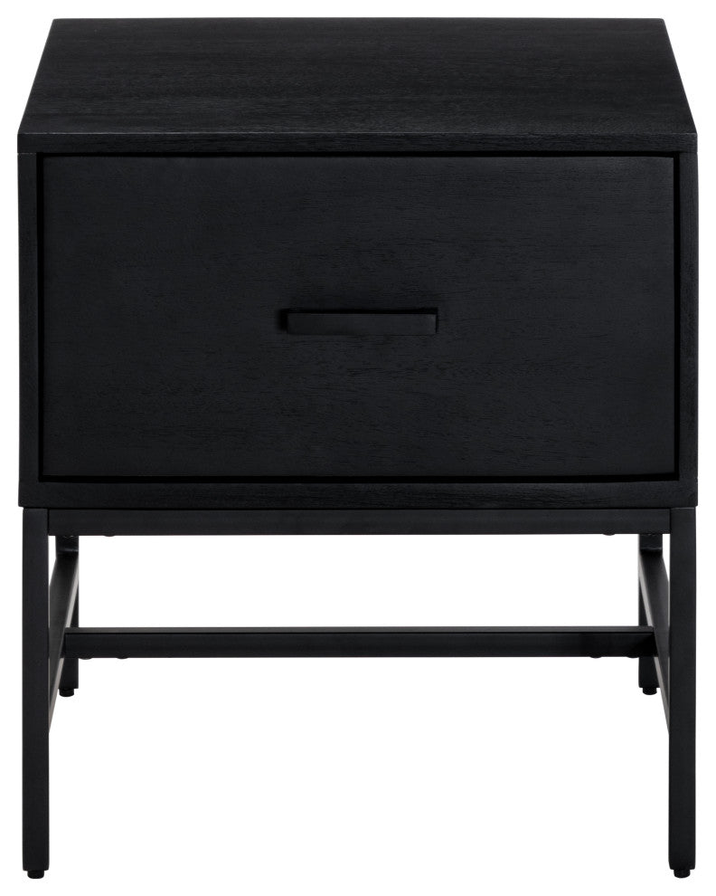 Eden Night Stand Table, Black