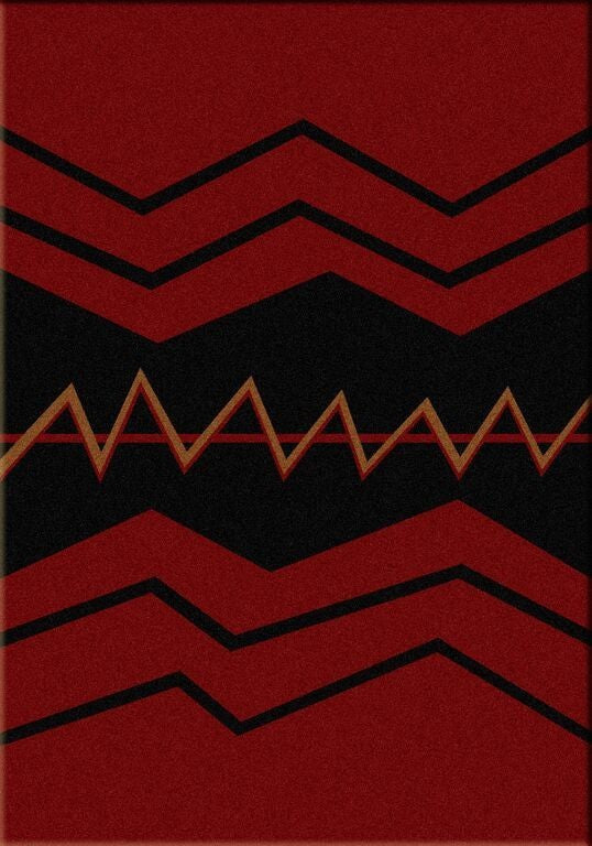 War Path Rug, Red, 8'x11', Rectangle