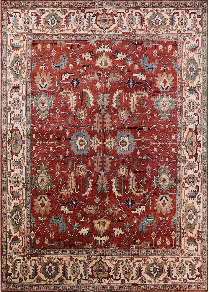Ahgly Company Indoor Rectangle Mid-Century Modern Area Rugs, 7' x 9'