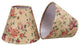 32003-2  Hardback Empire Chandelier Clip On Lamp Shade Floral Print 3"x6"x5"