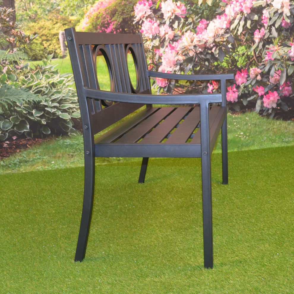 Grammercy Outdoor Bench - Black