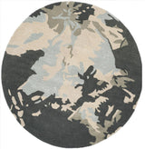 Safavieh Bella Bel670A Rug, Steel Blue, 6'0"x6'0" Round