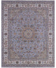 8' 1" X 10' 2" Persian Nain Wool & Silk Hand Knotted Rug - Q14728