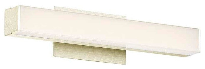 Brink LED Bathroom Vanity/Wall Light, Brushed Brass, 18", 2700k