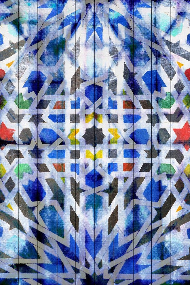 "Arfoud" Print on White Wood, 40"x60"