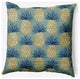 26x26" Pineapple Stripes Nautical Decorative Indoor Pillow, Sage