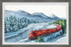 "Train Ride to Yukon" Framed Painting Print, 12x8