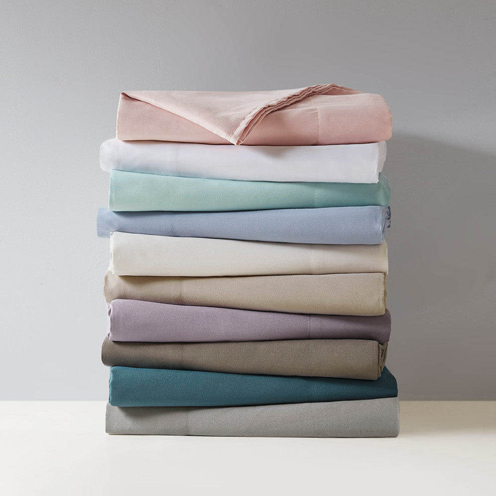 Madison Park Microcell 3M Scotchgard Moisture Treatment Sheet Set, Seafoam, King