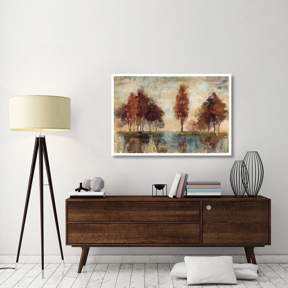 "Field and Forest" Digital Paper Print by Silvia Vassileva, 50"x34"