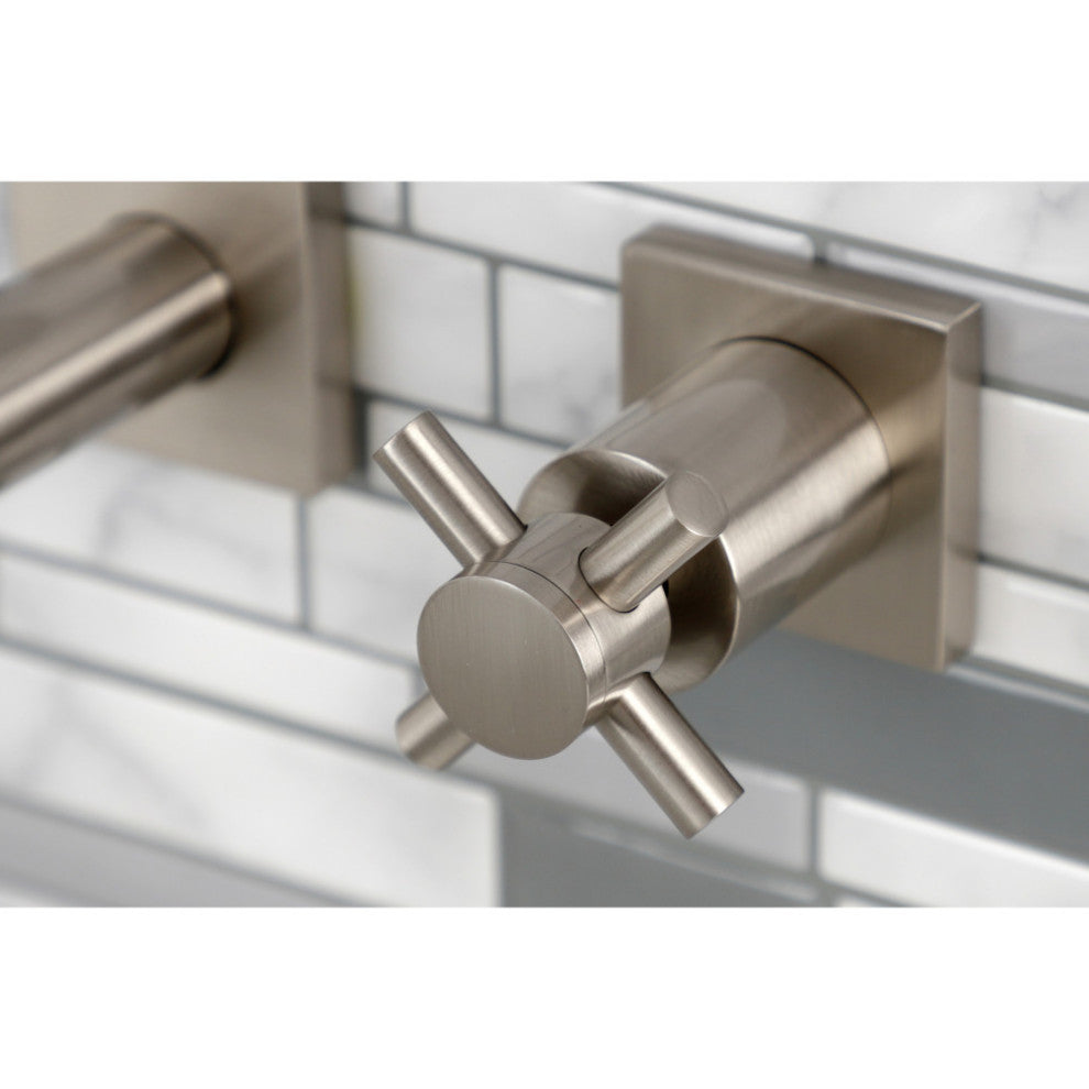 KS6028DX Wall Mount Tub Faucet, Brushed Nickel