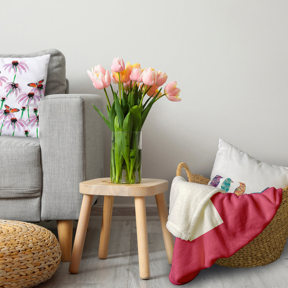 60 x 80 in Love Letter Valentine's Throw Blanket, Pink