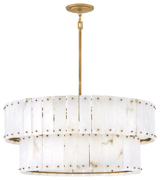 Fredrick Ramond Simone Medium Drum Chandelier, Burnished Gold