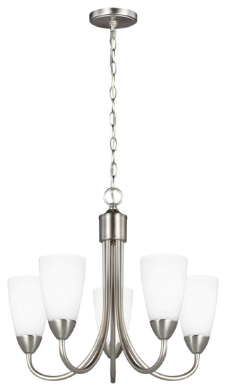 Seville 5-Light Chandelier, Brushed Nickel