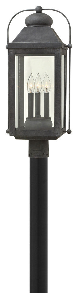 Hinkley Lighting 1851 Anchorage 120v 3 Light 24.25" Tall Heritage - Light Oiled