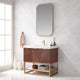 Mahon Bath Vanity, Stone Top, Brushed Gold Base, 36", Single Vanity, No Mirror