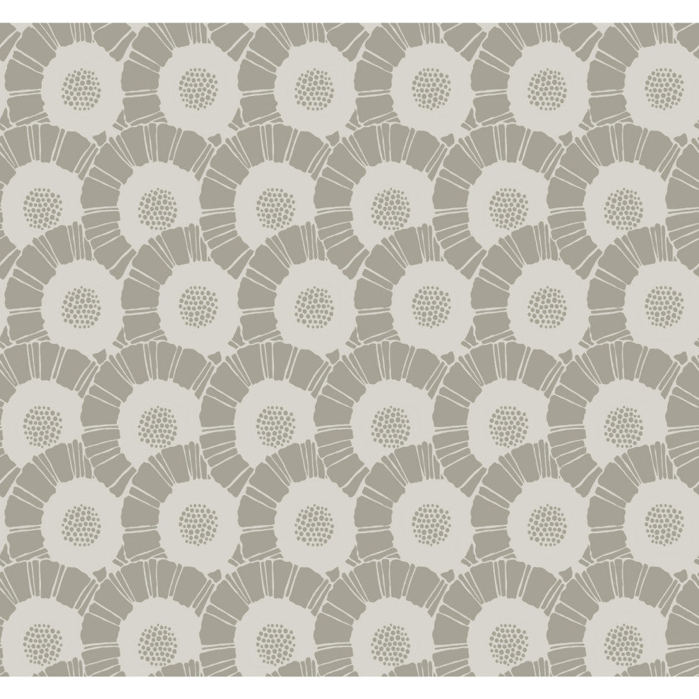 White Coco Bloom Wallpaper