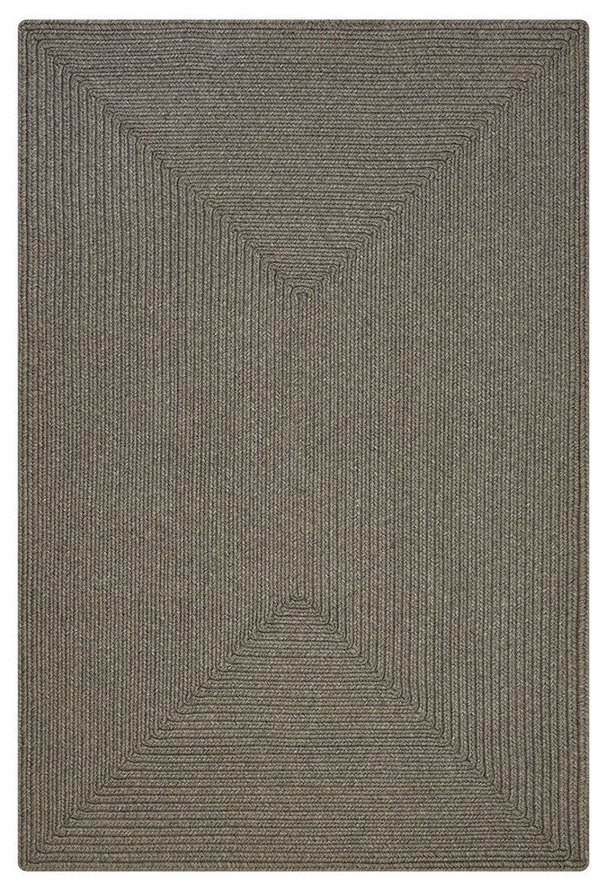 Homespice Decor 27 x 45" Rectangle Smoke Ultra Durable Braids