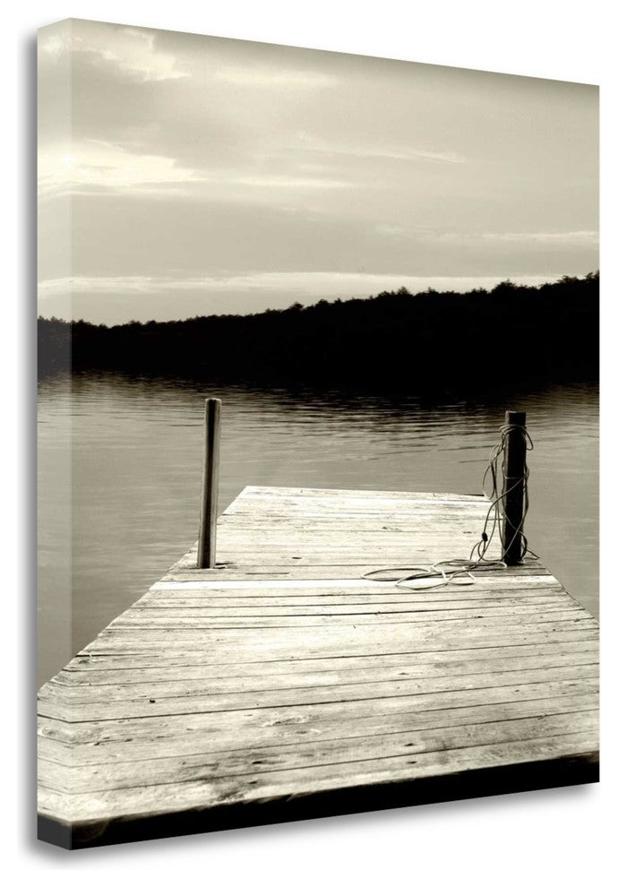 "Twilight Dock III" By Sue Schlabach, Giclee Print on Gallery Wrap Canvas